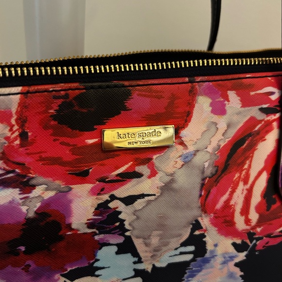 Kate Spade large floral tote with shoulder strap - Picture 2 of 10